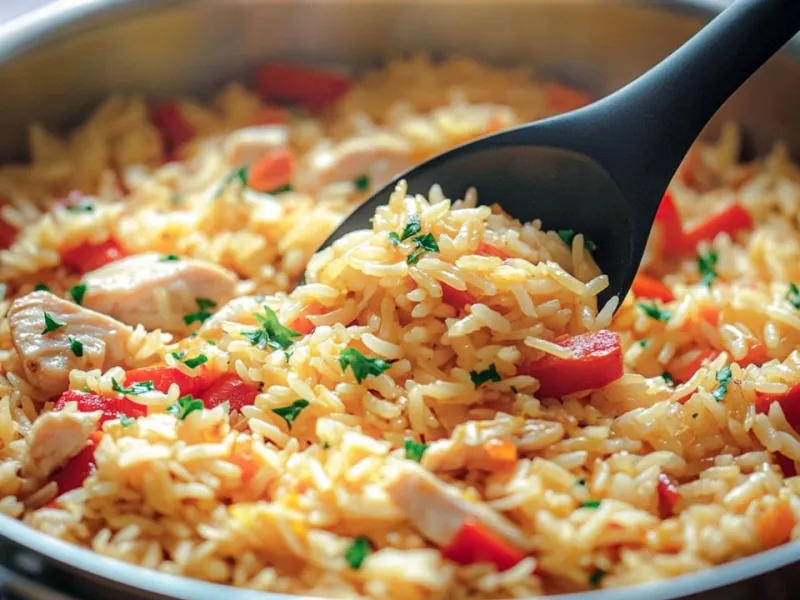 این دستور پخت برنج خیلی خوشمزه است! من هفته ای 3 بار آن را درست می کنم!