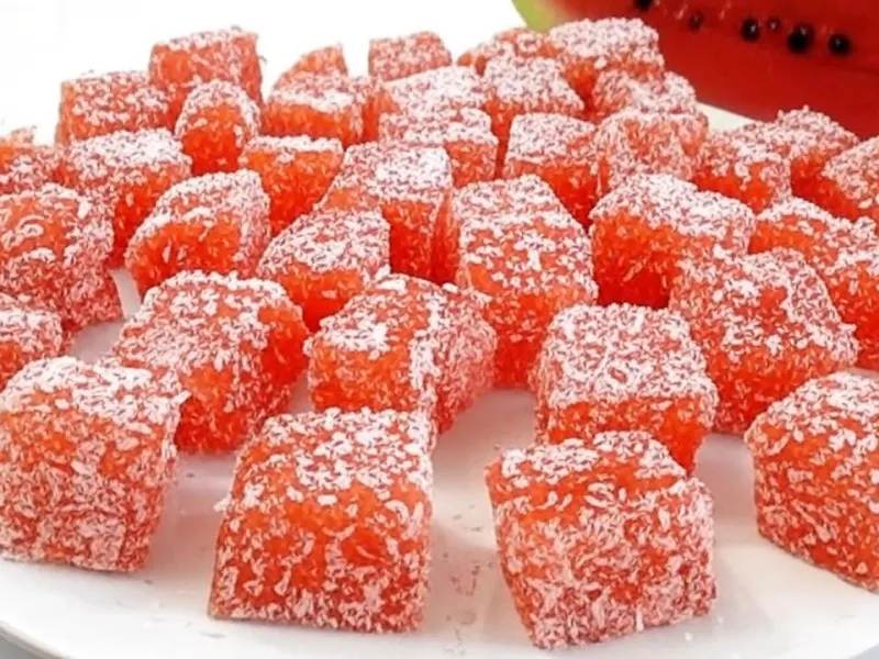 طرز تهیه شیرینی ترکی با هندوانه | لذیذ ، متفاوت و مناسب تابستان