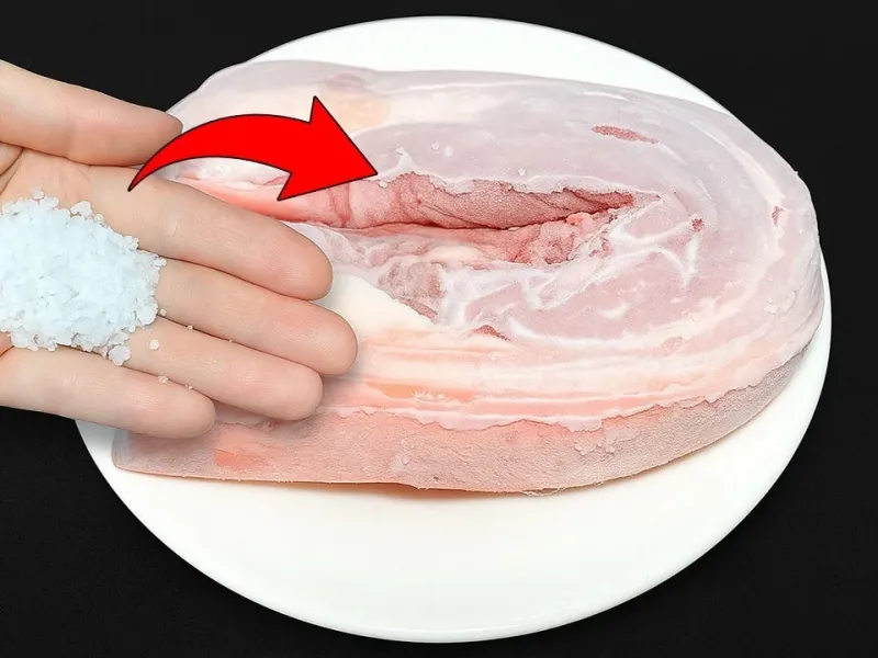 چگونه گوشت منجمد را در 7 دقیقه یخ زدایی کنیم! گوشت مثل کره آب می شود!