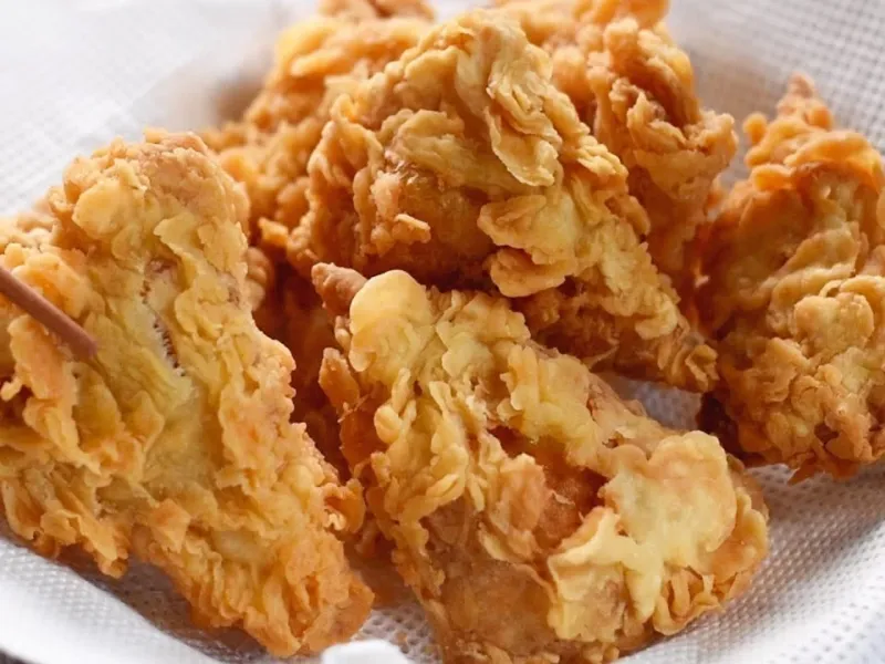 تجربه متفاوت با تخم مرغ ترد به سبک غذای خیابانی | طعمی شبیه مرغ سوخاری