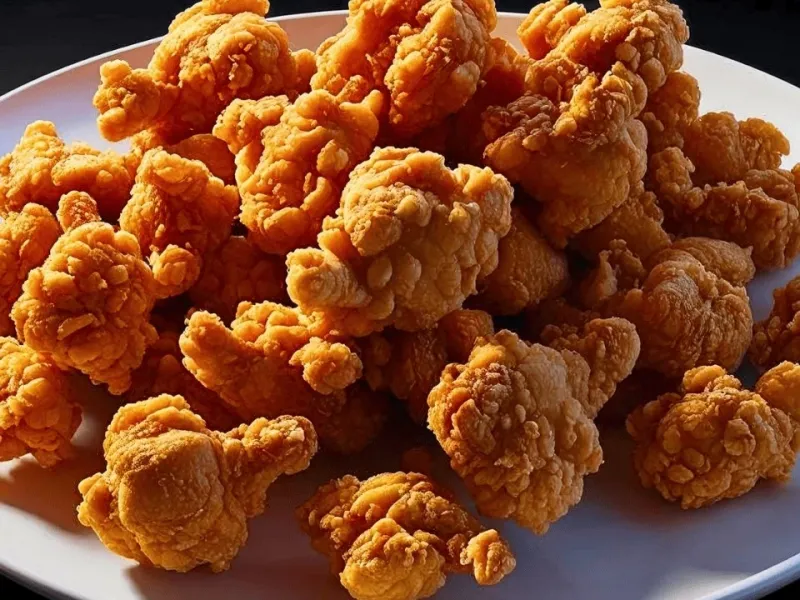 طرز تهیه مرغ سوخاری ترد فقط با 1 پیمانه آب و آرد