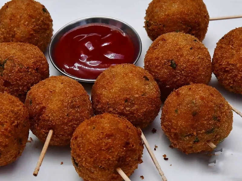 دستور پخت آبنبات چوبی با سیب زمینی