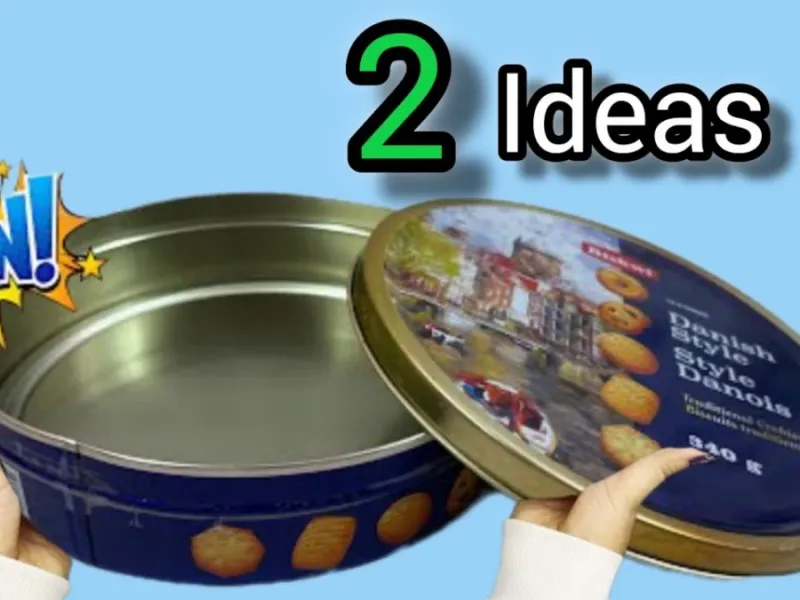 قوطی های خالی را دور نیندازید! 2 ایده درخشان از قوطی های فلزی