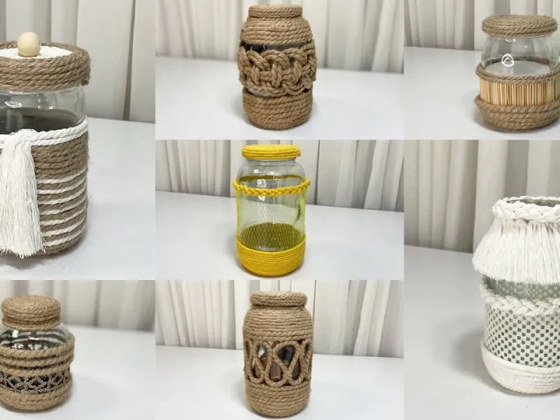 6 ایده آسان و ارزان برای استفاده ار بطری های شیشه ای در دکوراسیون