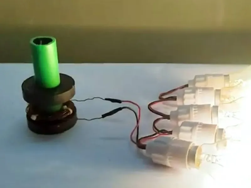 چگونه با سیم مسی و نیروی مغناطیسی، برق رایگان بسازیم؟