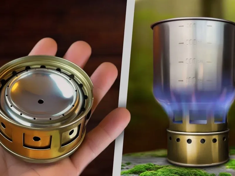 چگونه یک اجاق همه‌کاره با قوطی تن ماهی بسازید؟