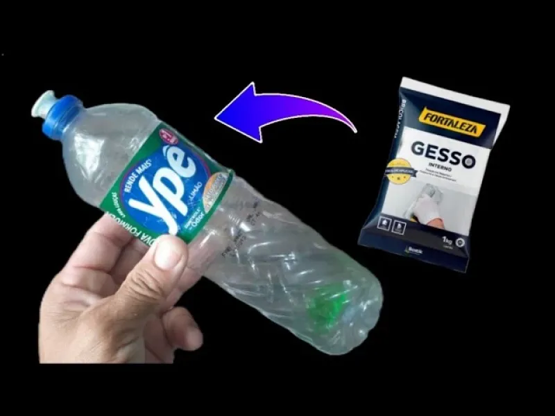 نمک و گچ را ترکیب کنید و یک دکوری جذاب بسازید!!