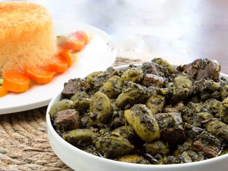 آموزش خورشت چاقاله خوشمزه ترین خورشت بهاری رقیب خورش کرفس
