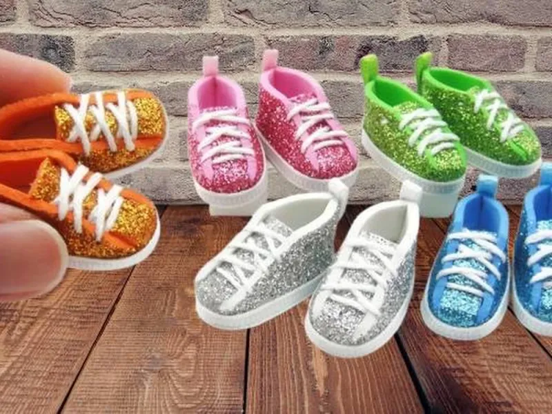 آموزش ساخت کفش های مینیاتوری دست ساز