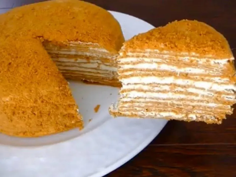 طرز تهیه کیک عسلی روسی به روش ساده