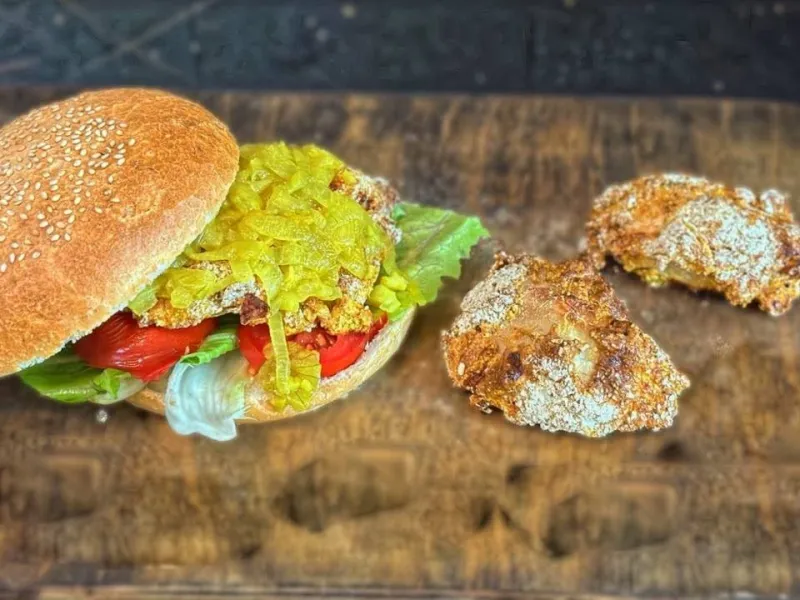 دستور پخت سینه مرغ کریسپی نیمه رژیمی و خوشمزه