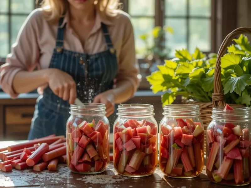 روش صحیح نگهداری از ریواس در طولانی مدت