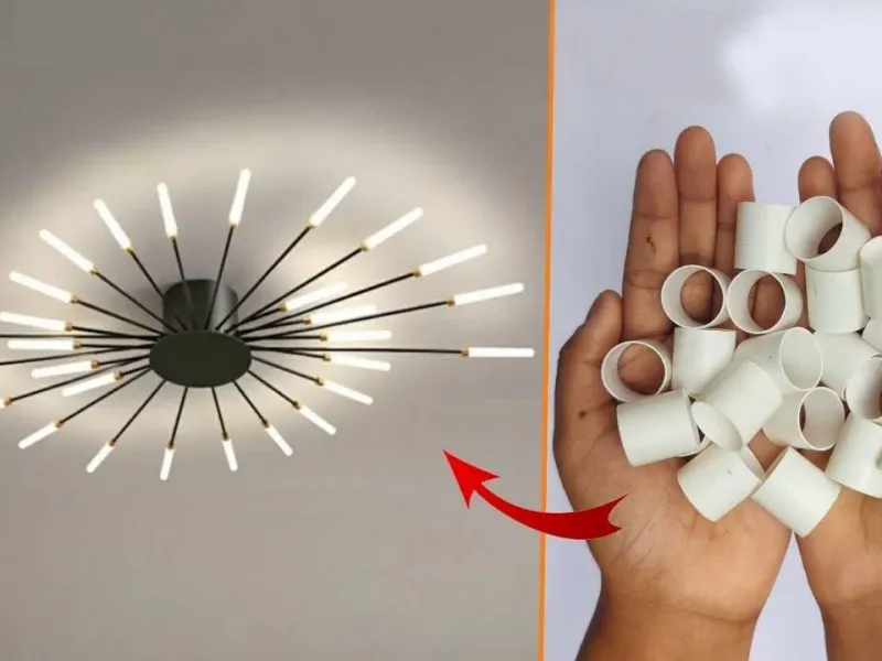 آموزش ساخت لوستر خلاقانه برای دکوراسیون خانه