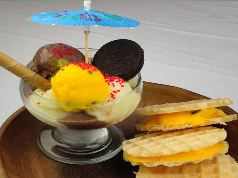 طرز تهیه بستنی سنتی اصل بازاری،به سبک بستنی فروشی های قدیم ایران