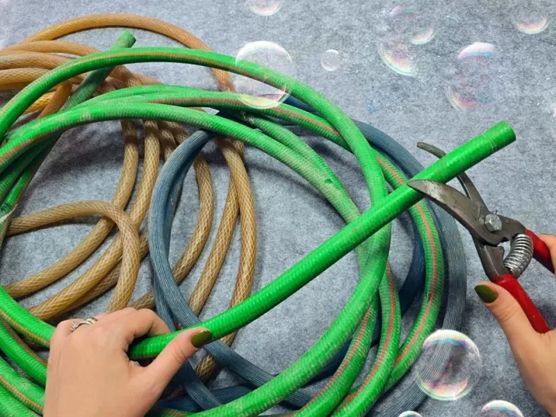 4 ایده خلاقانه برای استفاده مجدد از شیلنگ های قدیمی