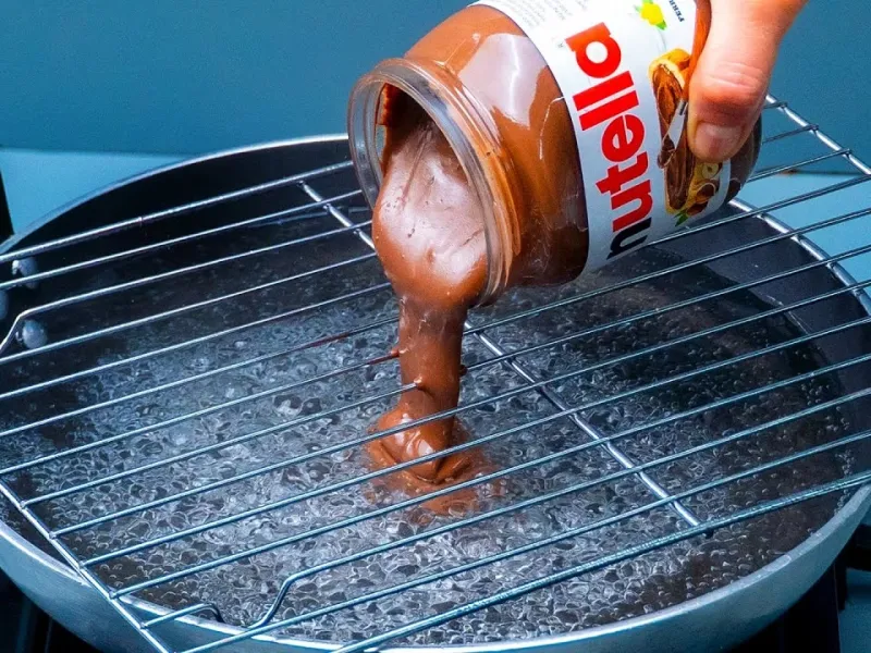 طرز تهیه دسر خوشمزه با نوتلا