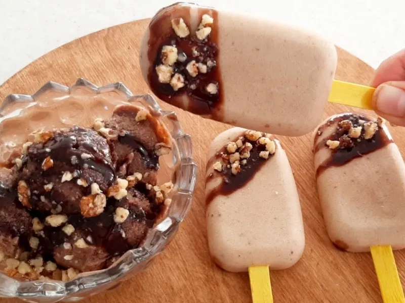 طرز تهیه بستنی موزی خانگی رژیمی و مقوی