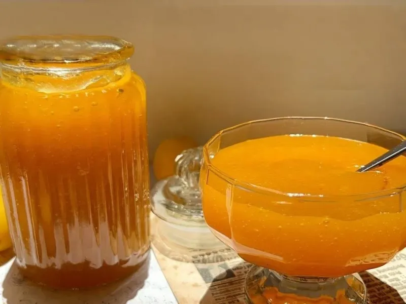 طرز تهیه مارمالاد زردآلو خانگی بدون ژلاتین خوش رنگ، ساده و خوشمزه