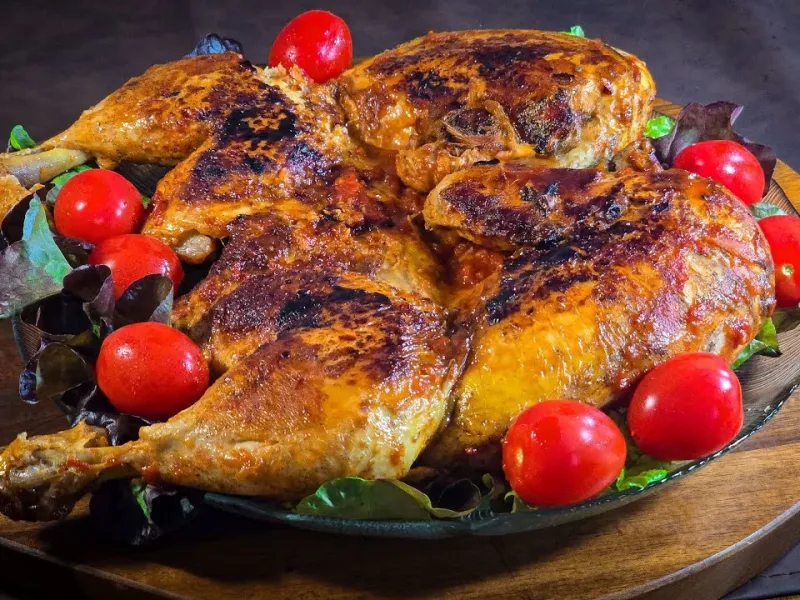 طرز تهیه چیکن تاباکا غذای سنتی گرجی