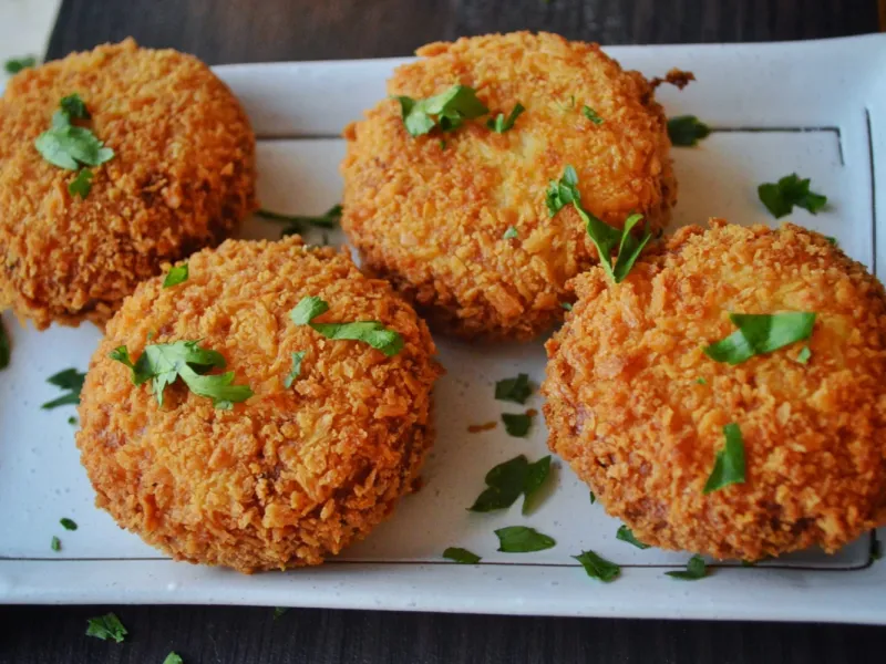 روش تهیه کتلت سبزیجات بدون روغن مرحله به مرحله