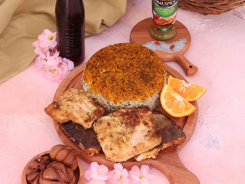 طرز تهیه برنجوش پلو ماهی بوشهری