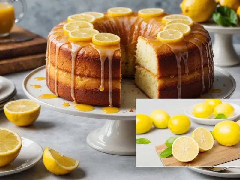 طرز تهیه کیک لیمو شیرین با چند روش