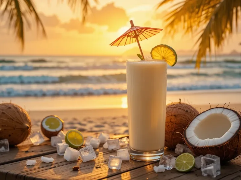 طرز تهیه شربت نارگیل و خواص فراوان آن