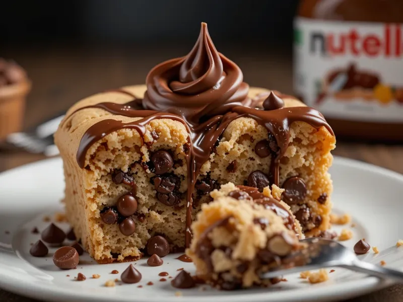 طرز تهیه کیک کوکی شکلاتی با نوتلا + نکات تکمیلی