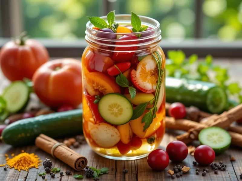 طرز تهیه ترشی با میوه های تابستانی/ لذتی تازه و خوشمزه