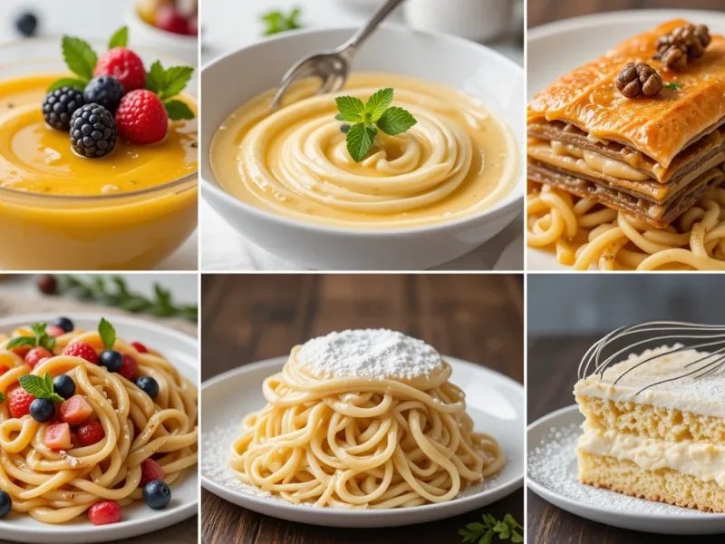 کاربردهای نشاسته در آشپزی، طرز تهیه دسرها و غذا با نشاسته