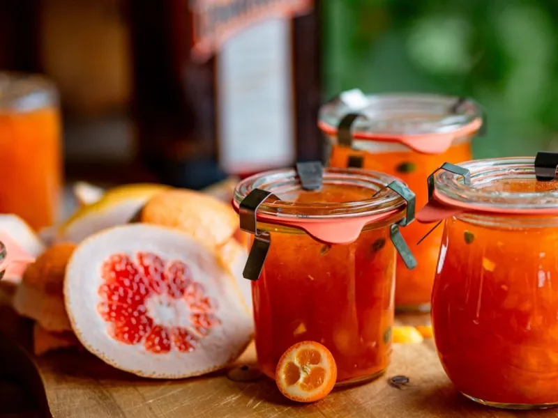 طرز تهیه مربای دارابی (گریپ فروت) با طعمی منحصر به فرد