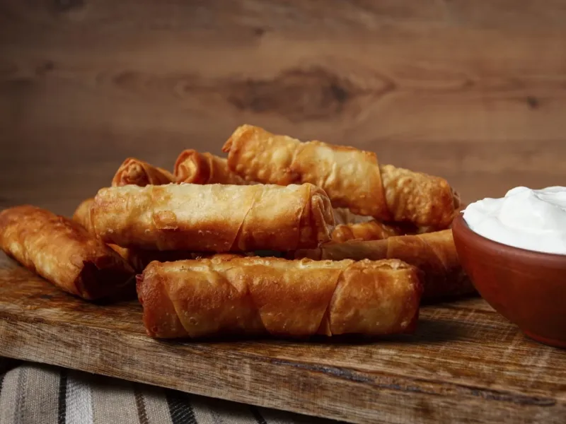 طرز تهیه بورک سوسیس خوشمزه و آسان