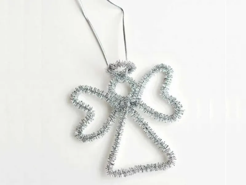 تنها با یک لوله پاک کن یک کاردستی فرشته فوق العاده زیبا درست کن