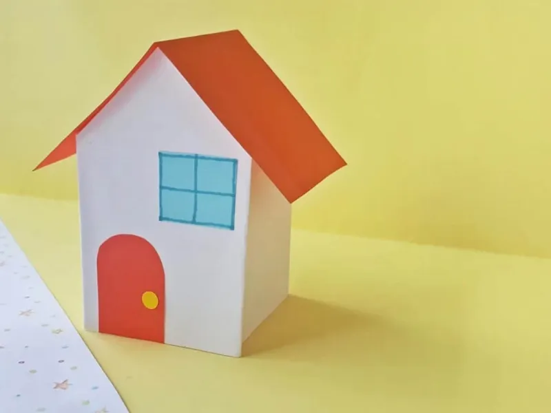 یک دو سه کاردستی خانه کاغذی فوق العاده زیبا درست کن