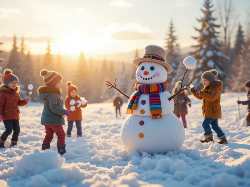 انشای ادبی از زبان آدم برفی