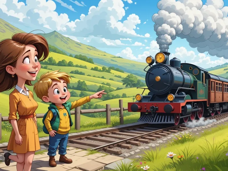 قصه ماجرای قطار و تخیلات آدام برای کودکان