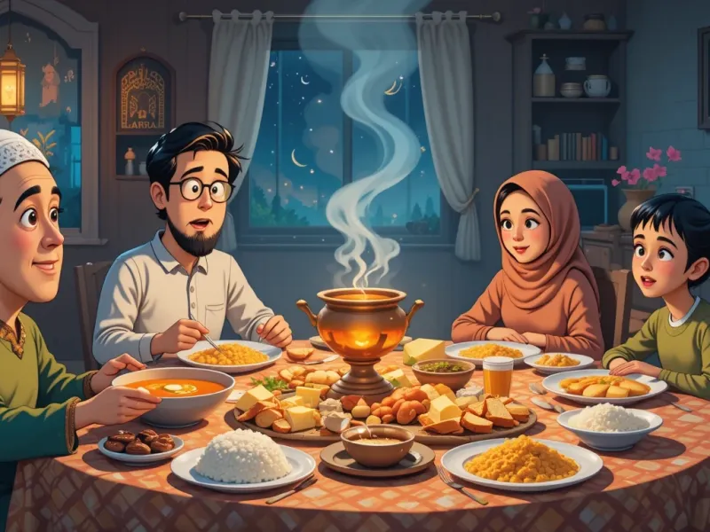 انشای ادبی درباره افطاری و سحری در ماه رمضان