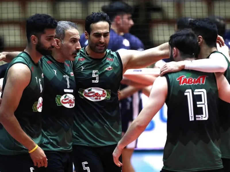 تاریخ و ساعت والیبال طبیعت و گیتی پسند مشخص شد !