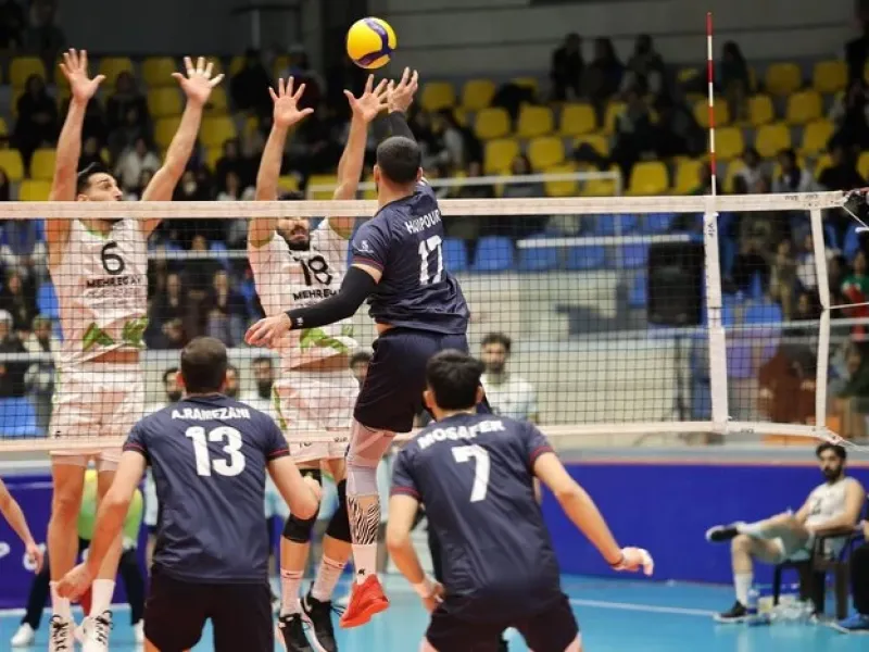 زمان دقیق والیبال مهرگان نور و فولاد سیرجان مشخص شد !