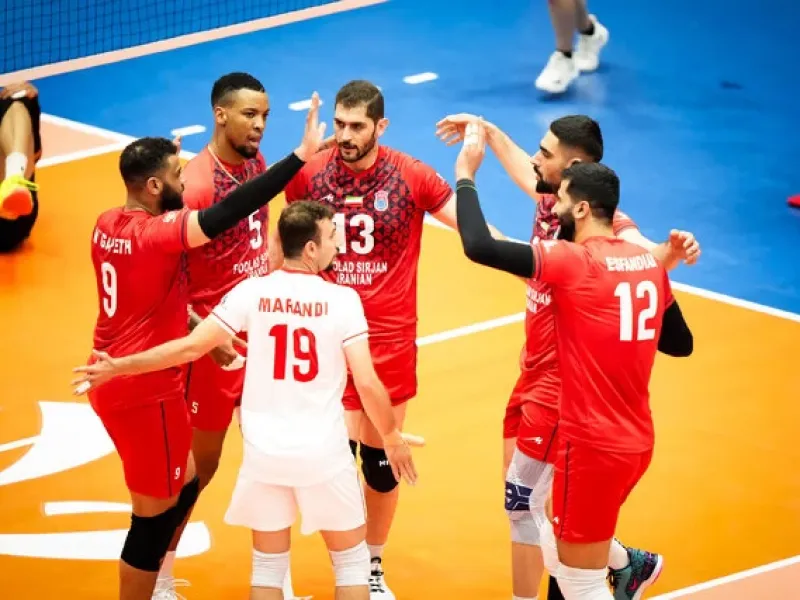 زمان بازی والیبال شانگهای چین و فولاد سیرجان در لیگ قهرمانان والیبال آسیا