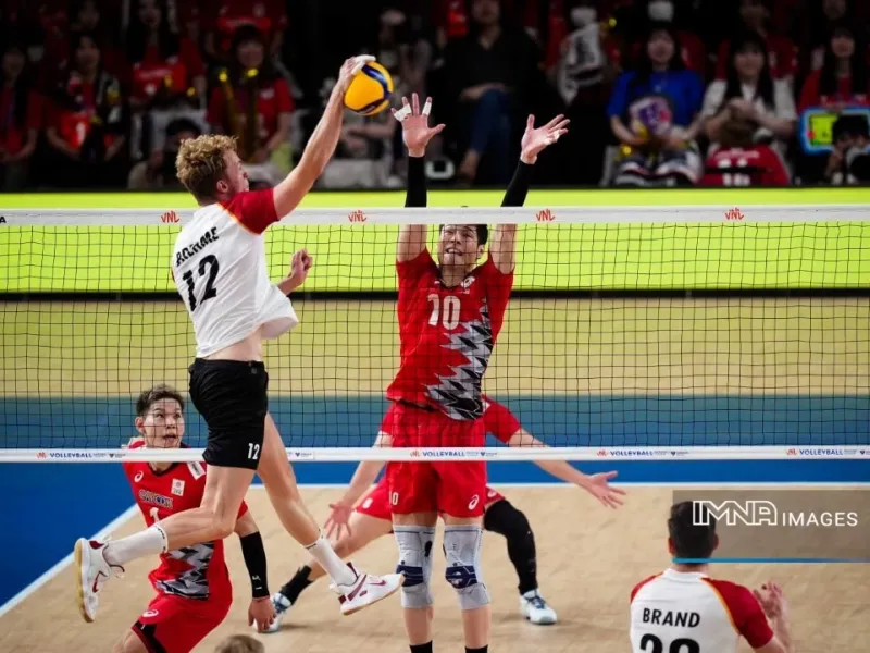 تاریخ و ساعت والیبال آلمان و ژاپن در لیگ ملت های والیبال