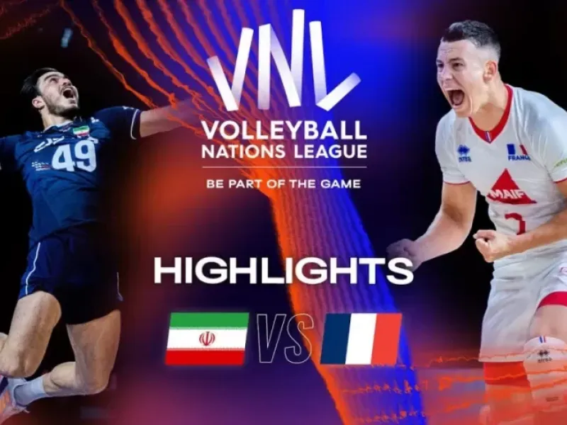 والیبالیست های ایران و فرانسه کی به مصاف هم می روند ؟