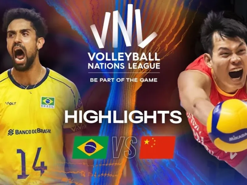 تاریخ و ساعت والیبال برزیل و چین (مرحله نهایی لیگ ملت ها)