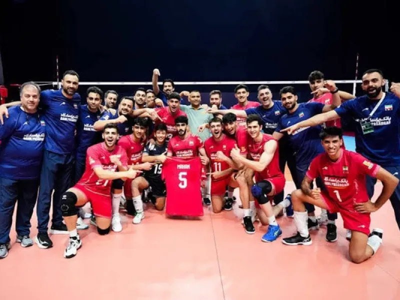 زمان دقیق والیبال نوجوانان فرانسه و نوجوانان ایران (نیمه نهایی والیبال قهرمانی جهان)