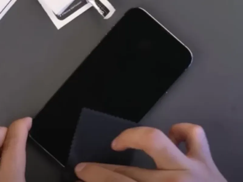 آموزش نصب گلس گوشی / خودتان گلس گوشی را بچسبانید