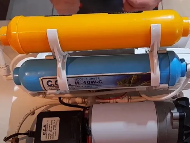 چرا فشار آب دستگاه تصفیه کم است / علت آب نیامدن از دستگاه تصفیه آب