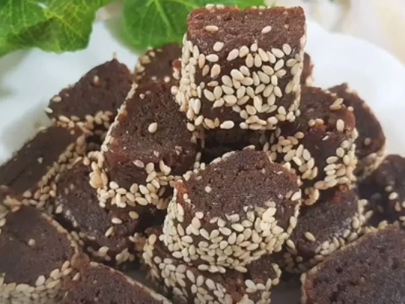 شیرینی خرما و ارده بدون شکر کاملا طبیعی /  شیرینی خرما و ارده خوشمزه