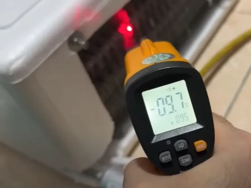 آموزش درست کردن کولر گازی با توان ایجاد دما منفی 9 درجه / ساخت کولر گازی ارزان