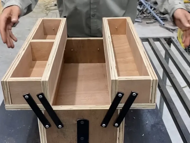 ساخت جعبه ابزار حرفه ای با استفاده از چوب / ساده ترین روش ساخت جعبه ابزار