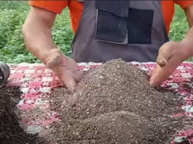 نحوه ساخت خاک باغچه و گلدان / خاک باغچه را اینجوری درست کنید